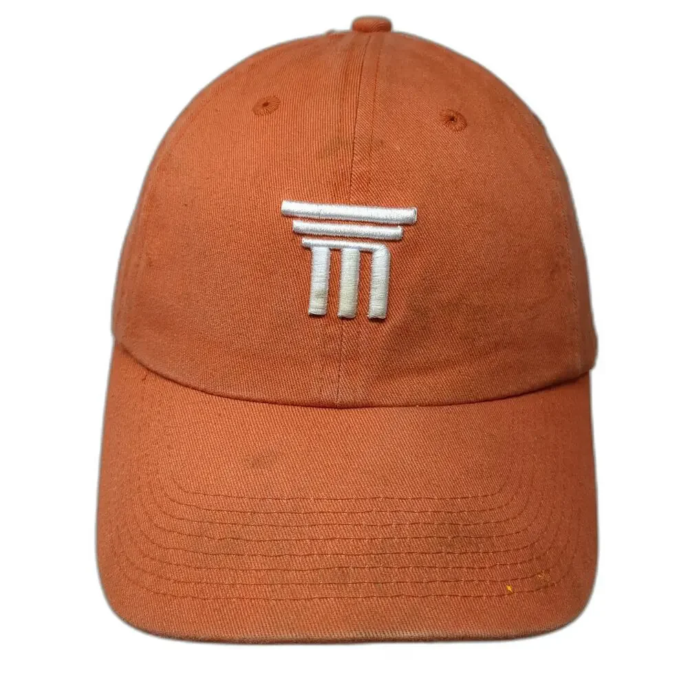 Hasco Promo Baseball Cap Orange One Size M Financial Group Embroidered Hat
